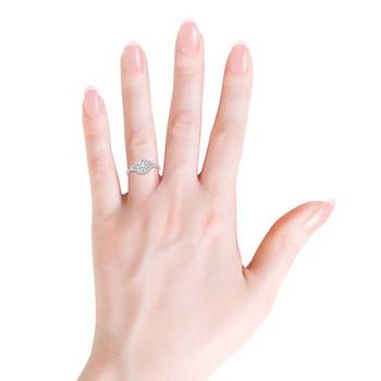 Cubic Zirconia Sterling Silver Swapna Ring 2