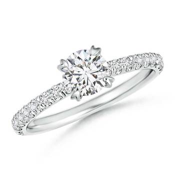 Cubic Zirconia Sterling Silver Tejashree Ring 1