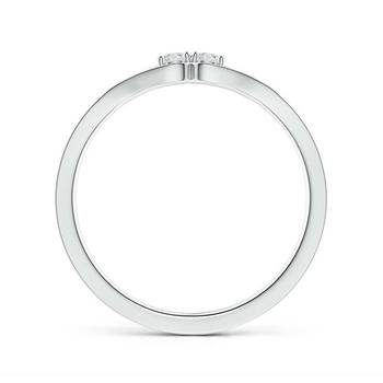 Cubic Zirconia Sterling Silver Sadhna Ring 3