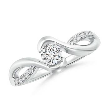 Cubic Zirconia Sterling Silver Kirti Ring 1