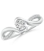 Cubic Zirconia Sterling Silver Kirti Ring