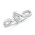 Cubic Zirconia Sterling Silver Kirti Ring