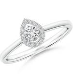 Cubic Zirconia Sterling Silver Supriya Ring
