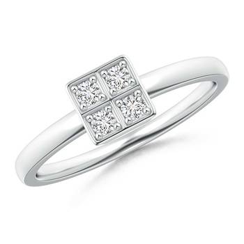 Cubic Zirconia Sterling Silver Diksha Ring 1