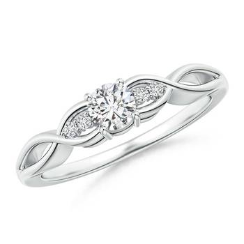 Cubic Zirconia Sterling Silver Rajastan Ring 1