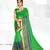 Light_Green Embroidered Georgette Saree With Blouse
