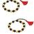 Black Beads Gold Unisex Nazariye Bangles For Babies