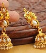 Beautiful Antique Cute Pearl Jhumkas