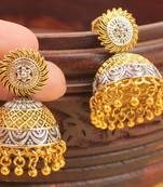 Lovely Cute Two Tone Partywear Jhumka Dj02283