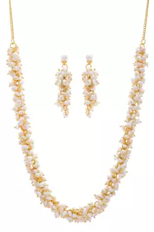 REAL PEARLS NECKLACE SET FROM HYDERABAD(LOOSER SET)