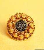 Black Gold Look Antique Adjustable Ring