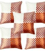 Designer Mat Weave Cushion Cover- set of 5