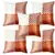 Designer Mat Weave Cushion Cover- set of 5