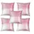 Baby Pink Cushion Covers- Set of 5