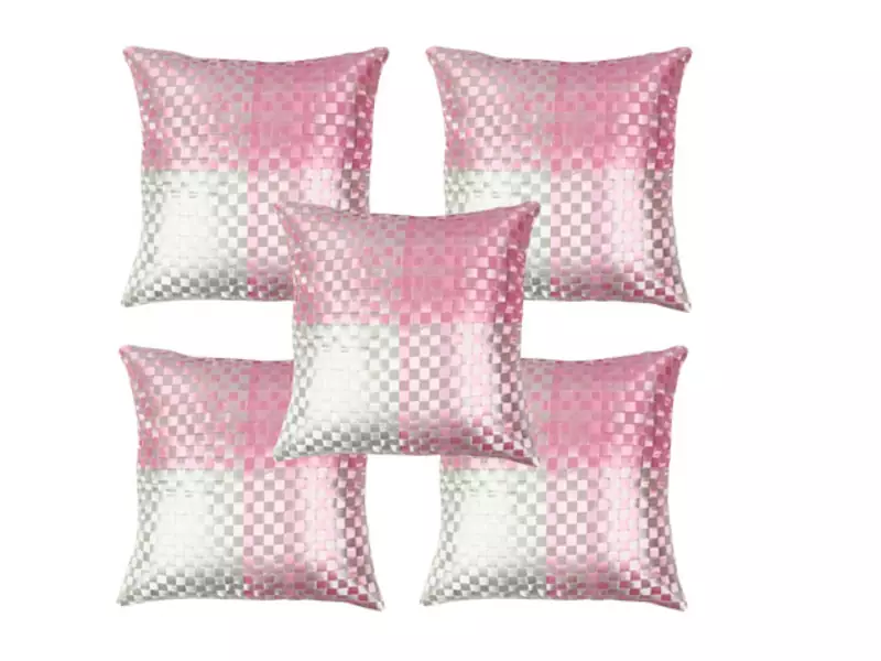 Baby Pink Cushion Covers- Set of 5