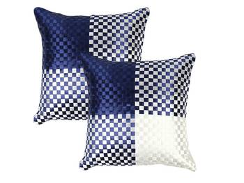 Navy Blue Cushion Covers- set of 2 1