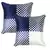 Navy Blue Cushion Covers- set of 2