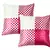 Pink Polysilk Cushion Cover-Set of 2
