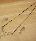 Peacock AD-CZ Mangalsutra Small