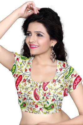 black printed georgette saree With Blouse 4