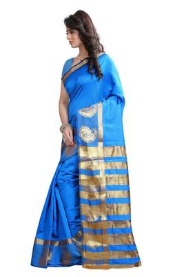 FIROZI hand woven jacquard saree With Blouse 2