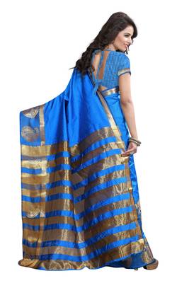 FIROZI hand woven jacquard saree With Blouse 3