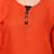 Red reyon embroidered kurti