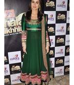 Green with Embroidery jari work Kareena kapoor Georgette Suit