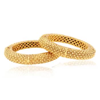 Epsionage desiner Gold plated Antique Bangles 1