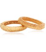 Class Apart intricate  Gold plated Antique Bangles