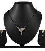 Multicolor gold plated mangalsutra