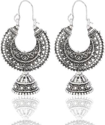 Metal Hoop With Jhumki Earrings 1