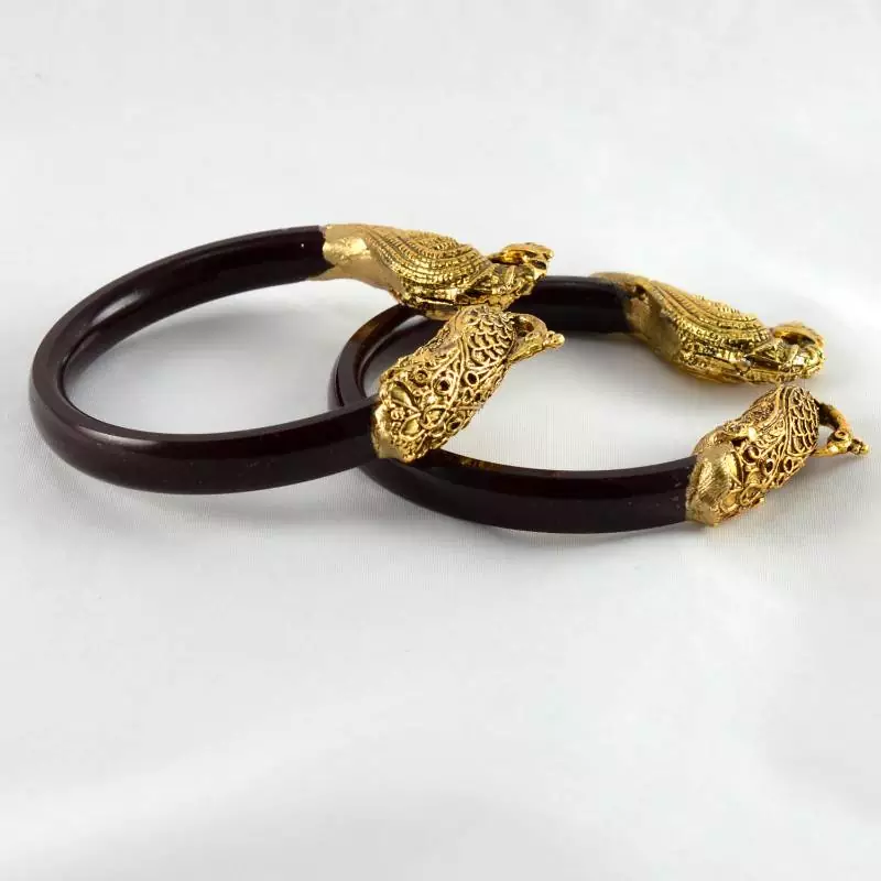 Stretchable Bangles Colour Maroon 21 Cut