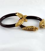 Royal Stretchable Bangles 21Cut Colour Maroon