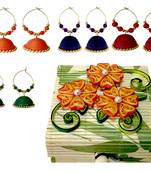 Handmade Multicolor designer danglers-drops