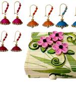Handmade Multicolor designer danglers-drops