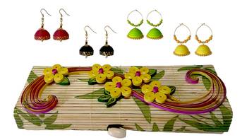 Handmade Multicolor designer danglers-drops 1