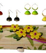 Handmade Multicolor designer danglers-drops