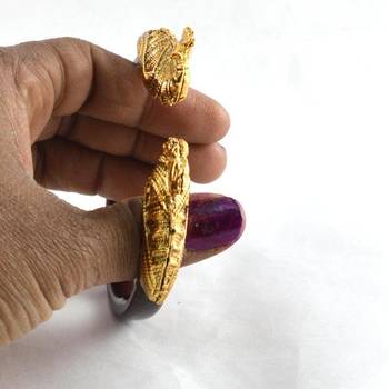 Classy Stretchable Bangles Kara 21Cut Colour Maroon 2