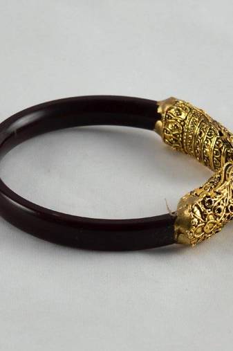 Radiant Stretchable Bangles 21Cut Kara Colour Maroon