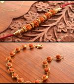 two Multicolour Beaded Rakhi