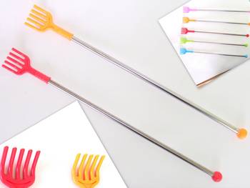 Back scratcher itchier massage stick for instant relief (set of two pcs) 1