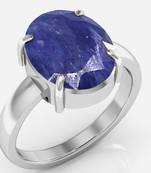 Neelam 6.5 Cts Or 7.25 Ratti Blue Sapphire Ring
