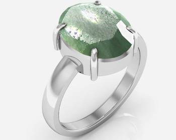 Panna 8.3 Cts Or 9.25 Ratti Green Emerald Ring 1