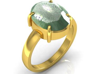 Panna 3.0 Cts Or 3.25 Ratti Green Emerald Ring 1
