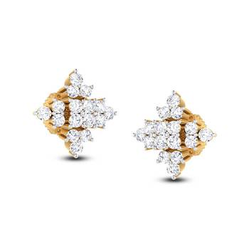 Cubic Zirconia Sterling Silver Mohini Earring 1