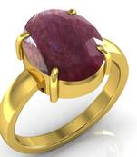 Manek 4.8 Cts Or 5.25 Ratti  Ruby Ring