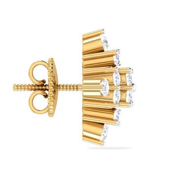Cubic Zirconia Sterling Silver Mohini Earring 3