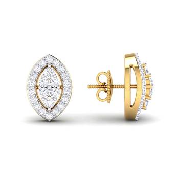 Cubic Zirconia Sterling Silver Aarpita Earring 2