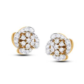 Cubic Zirconia Sterling Silver Rekha Earring 1
